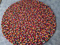 Felt Wool Ball Rug